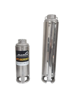 Bomba de agua sumergible eléctrica multietapa Subwell de 4 pulgadas, 220 V, AISI304, de acero inoxidable de alta presión, 3 HP, para fuentes y pozos.