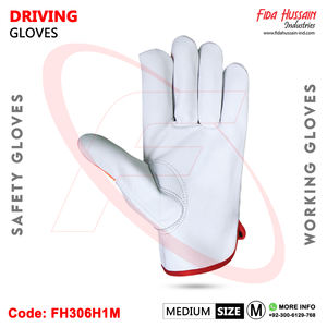 Guantes de conducción de conductor de camión de cuero de piel de cabra para uso diario 2025 Guantes de conductor al por mayor Guantes de cuero de Pakistán - Product Image 3