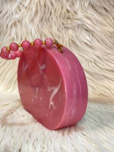 Bolso de Mano Moderno de Resina Epoxi de Alta Calidad |   Bolso de Mano Hecho a Mano para Mujer, para Bodas y Eventos Nocturnos |   Bolso de Mano de Lujo para Novia y Cóctel - Product Image 2