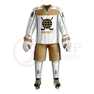 Uniformes de Hockey sobre hielo, en todos los colores y tamaños, a la venta, el mejor precio, diseño de logotipo personalizado - Product Image 1