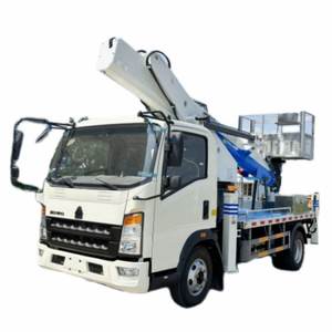 Howo 33 מ 'הידראולי עבודה אווירית פלטפורמה איש להרים משאית 36 מ' גובה גבוה פעולה אווירית דלי משאית מחיר - Product Image 1