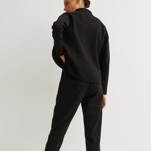 Pantalon en coton taille haute pour femmes pantalon ample et décontracté pantalon en molleton de sport vêtements pour femmes vente en gros - Product Image 3