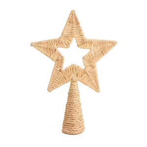 New Standing Water Hyacinth Eco-Friendly Indoor Christmas <b>Tree</b> <b>Topper</b> Home Decor - Product Image 2