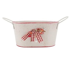 Jardinière d'intérieur de pot de fleur de Noël en fer en métal de conception unique pour la décoration de la maison et du jardin - Product Image 3