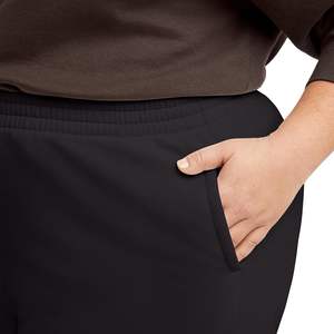 Logo personnalisé Workout Fitness Fleece Set pour les femmes Plus Size Hoodies Sweatpants Jogger avec devant plat pour les sports d'hiver - Product Image 6