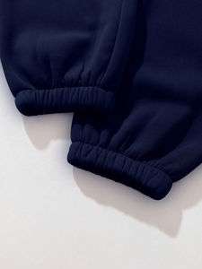 Ensemble de survêtement de course pour homme, sweat à capuche et pantalon de survêtement avec poche kangourou et cordon de serrage, 100% coton, hiver - Product Image 5