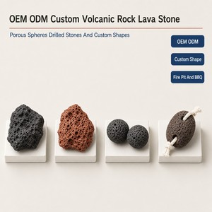 Sfera Porosa Personalizzata OEM ODM, <span class=keywords><strong>Pietra</strong></span> <span class=keywords><strong>Lavica</strong></span> Vulcanica Rossa e Nera <span class=keywords><strong>per</strong></span> Braciere, Barbecue, <span class=keywords><strong>Forno</strong></span> <span class=keywords><strong>per</strong></span> <span class=keywords><strong>Pizza</strong></span>, Caminetto Decorativo - Product Image 3