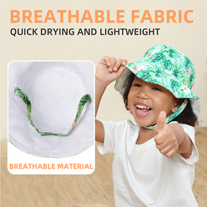 Protection Uv bébé enfants été chapeau de soleil enfant en bas âge réversible pêcheur chapeaux unisexe dessin animé imprimé enfants infantile enfants seau chapeau - Product Image 2