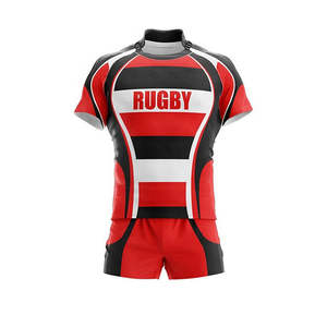 Maillots de rugby professionnels de qualité supérieure imprimés en polyester 100% à séchage rapide pour les clubs de rugby - Product Image 4