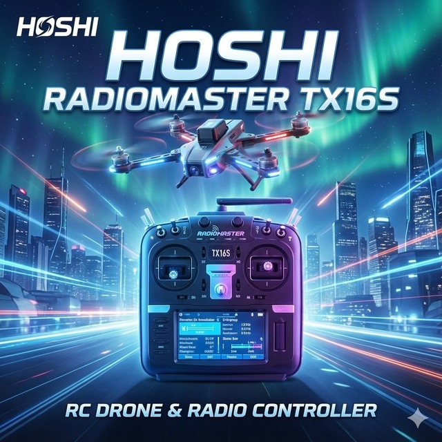 RadioMaster TX16S Mark II 2.4GHz 16CH Radio Controller V4.0 Hall Gimbal ELRS 4in1 EdgeTX Touch Screen Transmitter
