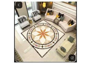 พื้นหินอ่อนที่มีศิลปะฝังหินที่เป็นมิตรกับสิ่งแวดล้อม pietra Dura & ทำงานเพื่อการตกแต่งบ้านที่ทนทานและมีสไตล์ - Product Image 6