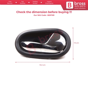 BDP1181 Interior <b>Door</b> <b>Handle</b> Right 826724918R for Symbol MK3 Sandero MK2 Stepway - Product Image 5