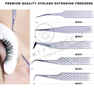 Pinzas para Pestañas para Trabajo Profesional de Extensión de Pestañas, Herramienta de Belleza de Acero Inoxidable Duradero para Lifting de Pestañas, Maquillaje y Salón - Product Image 4