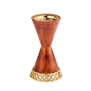 Venta al por mayor hecho a mano de madera de metal Bakhoor quemador hogar fragancia difusor incienso titular Bakhoor quemador en precio al por mayor - Product Image 2