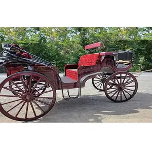 Neueste 4 Rad viktoria nische Pferde kutsche zum Verkauf Victoria Hochzeits kutsche zum Verkauf Englisch Hochzeit Pferde kutsche \ Buggy