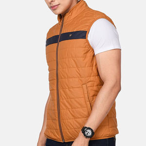 Chaleco acolchado de alta calidad para hombre, estilo personalizado, con calefacción y botón decorado, ropa informal de invierno a precio mayorista - Product Image 2