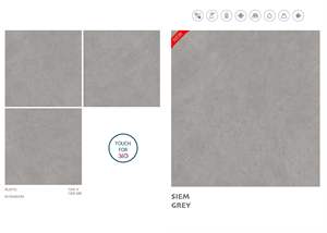 Carreaux de porcelaine rustique mat durable 1200x1200 Carrelage de sol indien robuste pour salon bureau hôtel exporté intérieur - Product Image 4