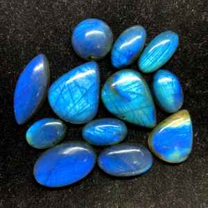 หินอัญมณีลาบราดอไรต์10ชิ้นหินอัญมณีลาบราดอไรต์อัญมณีทรงหลวมที่มีค่าคุณภาพสูงสำหรับการทำเครื่องประดับ - Product Image 2