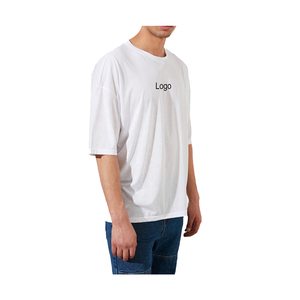 Qualité mode hommes t-shirt Streetwear en gros Vintage t-shirt cravate teinture Hip Hop t-shirts personnalisé coupe ample Boxy Style Design - Product Image 5