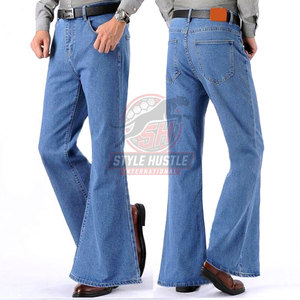 Pantalones de hombre de color sólido para uso en exteriores, pantalones de hombre acampanados, pantalones acampanados para hombre más vendidos de alta calidad - Product Image 2