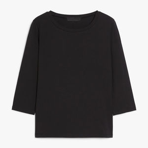 Camiseta de Moda con Cuello Redondo y Manga Corta para Mujer, Diseño Nuevo de Verano 2025, Top Estampado Personalizado, Ajuste Delgado, Transpirable - Product Image 1