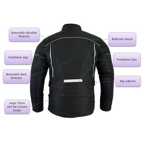 Veste matelassée élégante pour femmes, logo personnalisé, vêtements de motard durables, vêtements d'extérieur pour l'hiver, protection contre les intempéries, tricotée, imperméable, respirante - Product Image 5