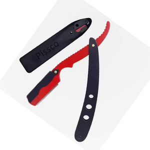 Herramienta de Barbería Fabricada por Pissco Pakistán, Navaja Recta de Acero Inoxidable para Salón, Navaja Plegable de Acero Inoxidable para Cortar el Cabello - Product Image 6