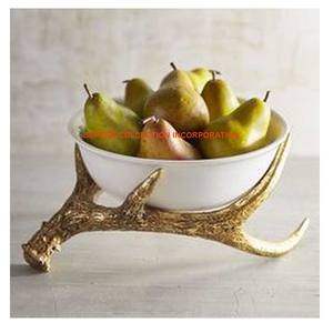 Color de latón chapado en oro Diseño de forma redonda Junta de metal de aluminio Cuatro cuencos Cuenco decorativo para el hogar - Product Image 5