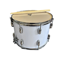 Custom High Quality Handmade Double Layer Poplar Wood Snare Drum Oilpaper Heads Coated Stainless Steel for Live Marching Band