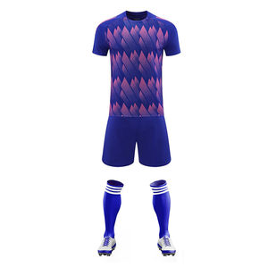 Promotion 2026 Ensemble de maillots de football personnalisés pour hommes 100% polyester imprimé respirant sublimé design vierge maillot de football en mesh - Product Image 1