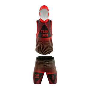 Ensemble de maillots de compression sublimés personnalisés pour entraînement 7 contre 7, uniforme de football 7v7 - Product Image 5