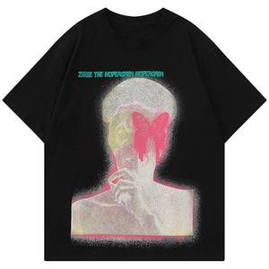 Camisetas de Hombre con Logotipo Personalizado, Bordado Formal, 100% Algodón Lavado, Cuello Redondo, Serigrafía de Alta Calidad - Product Image 1