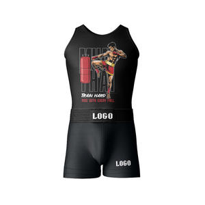 Conjunto de Uniforme de Boxeo Clásico, Jersey Transpirable y Pantalones Cortos Elásticos Diseñados para Movimiento Cómodo y Entrenamientos de Gimnasio de Alta Intensidad - Product Image 6