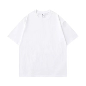Camisetas de Manga Corta para Hombre, 100% Algodón de Alta Calidad, Talla Grande, Logotipo Personalizado, Tejido de Punto, Color Sólido, Estilo Casual Inglés, Anti-Pilling - Product Image 3