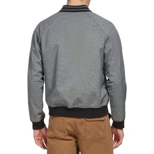 Vente en gros en usine de blouson bombardier hip hop style baseball personnalisé pour hommes fabricant de vêtements blousons bombardiers d'hiver services OEM - Product Image 2