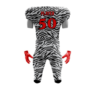 Uniforme de fútbol americano personalizado de alta calidad con tops bordados Nuevo diseño Uniforme de fútbol americano personalizado - Product Image 3