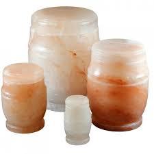 Urna de sal del Himalaya en muchos tamaños y macetas de formas atractivas con embalaje individual-Sian Enterprises - Product Image 5