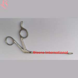 BISONS Vente en gros Instrument chirurgical vétérinaire à pointe droite de 13 cm Coupe-fil pour arthroscopie à fibre optique à extrémité ouverte avec cran gauche en acier inoxydable - Product Image 4