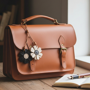 OEM ODM Sac de luxe pas cher en cuir véritable personnalisé charme porte-clés fruit fleur animal - Product Image 6