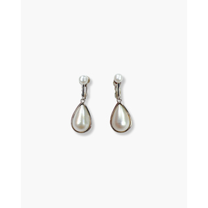 Pendientes de Perlas de Agua Dulce con Baño de Rodio Vintage - Product Image 1