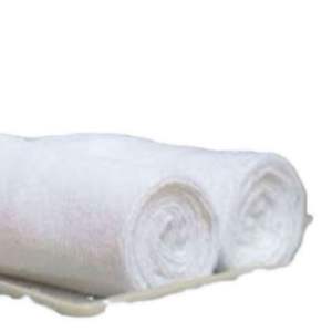 Ensembles de serviettes de bain blanches brodées avec logo personnalisé serviette de bain en tissu éponge biologique serviettes de bain de qualité supérieure 100% coton doux écologique - Product Image 4