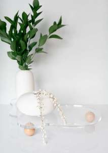 Bandeja de acrílico transparente hecha a mano con forma personalizada, tamaño grande, perfecta para servir comida rápida, la más vendida, elaborada en India. - Product Image 4