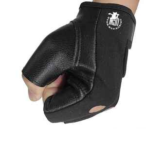 2026 New Arrival UNIQUE GYM WEAR Unisex Half <b>Finger</b> Weight Lifting Gloves Leather Grip Adjustable Wrist <b>Strap</b> Non-Slip - Product Image 4