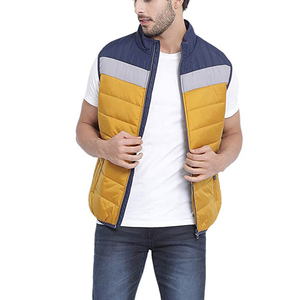 Gilets matelassés décontractés pour hommes, nouveau style, respirants, hiver, multicolores, polyester/nylon, sans manches, design personnalisé, service OEM - Product Image 5