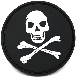 Patchs en caoutchouc de silicone personnalisés brodés de haute qualité Logo personnalisé 2D/3D créatif en caoutchouc souple à coudre paillettes en gros - Product Image 1