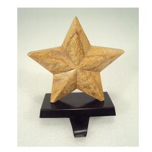 Wooden Reindeer With Metal <b>Stocking</b> Holder For <b>Christmas</b> Table Top Decorative - Product Image 5