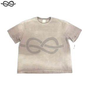 Streetwear délavé à l'acide personnalisé t-shirts vintage délavé à la pierre à l'acide t-shirt unisexe oversize délavé à l'acide t-shirt hommes femmes - Product Image 5