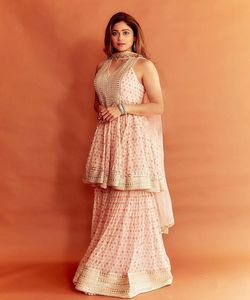 New Arrival Wedding Collection Top + Sharara Lowest Price <b>Market</b> Surat Gujarat Ethnic Garment Ethnic - Product Image 4