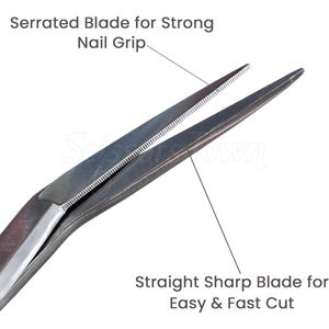 กรรไกรตัดหนังกำพร้าสแตนเลสสำหรับตัดเล็บเครื่องมือความงามสำหรับตัดเล็บและดูแลหนังกำพร้าที่มีความแม่นยำระดับมืออาชีพ - Product Image 4