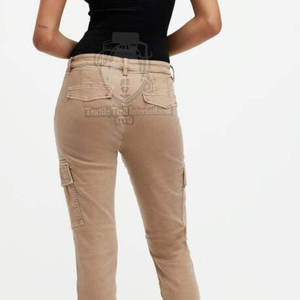 Pantalon en jean pour femme à séchage rapide, prix raisonnable, best-seller, sur mesure, 100% coton - Product Image 4